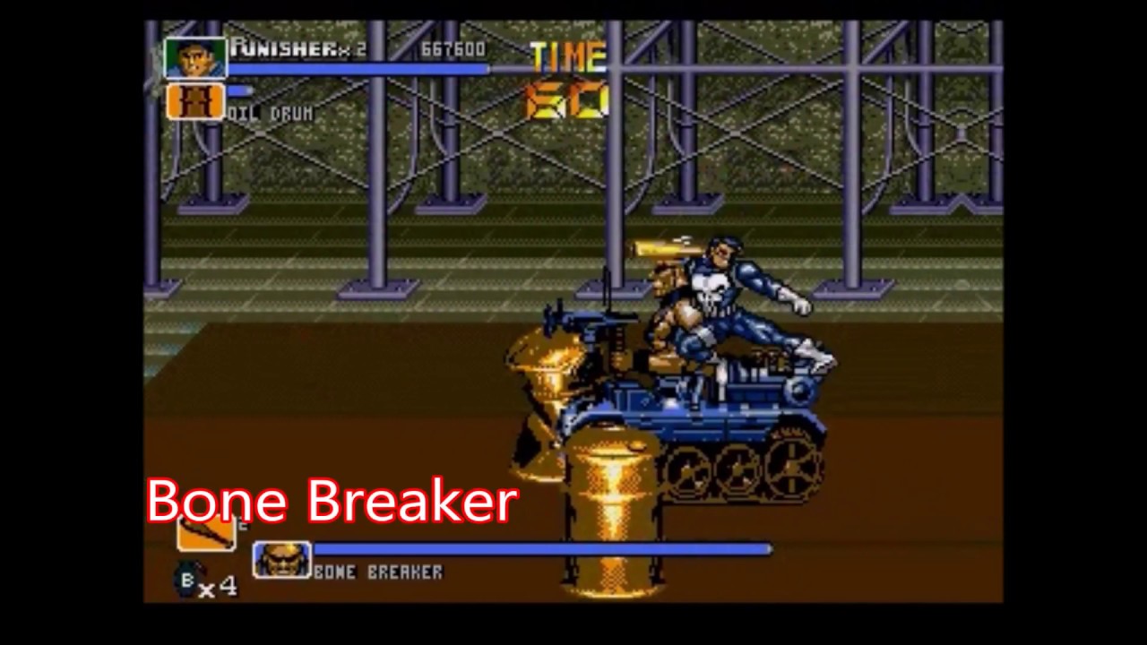 The Punisher Boss Battles (Genesis)
