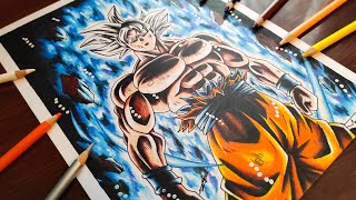 💥Epiquisimo Dibujo De Goku Ultra Instinto | Estilo DB Legends 😮✍️