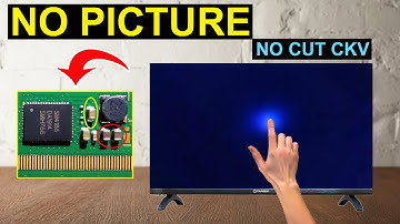 32 inch Led Tv No Picture | No Display Black Screen Problem | Led Tv Screen Problem