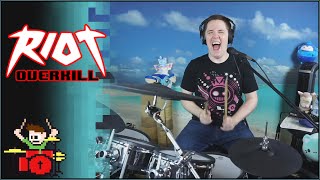 RIOT - OVERKILL ON DRUMS! chords