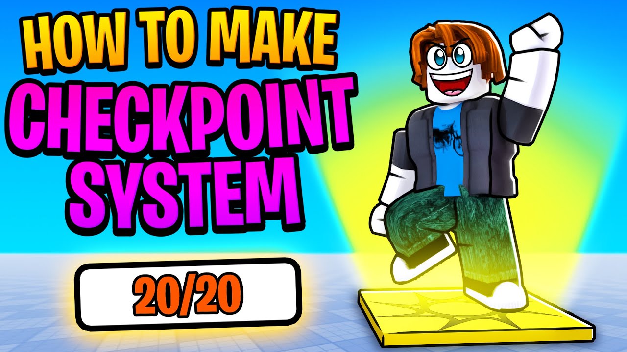 How to make checkpoint system | Roblox Studio - YouTube