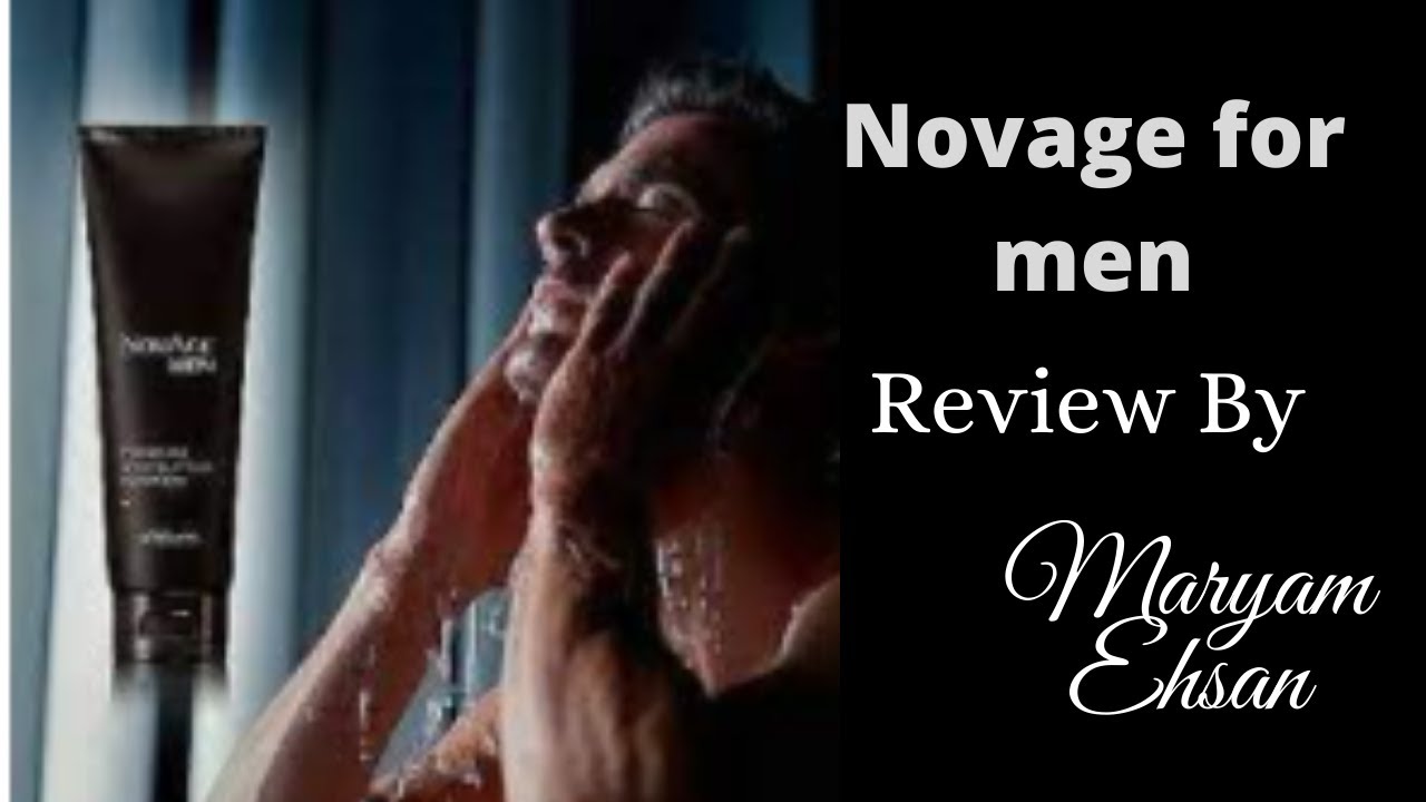 NovAge cleanser for men\how to use NovAge purifing & Exfoliating cleanser\Men skin care product