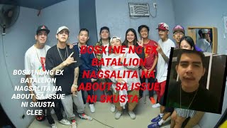 BOSX1NE ng Ex Batallion nagsalita na about sa issue ni Skusta Clee!