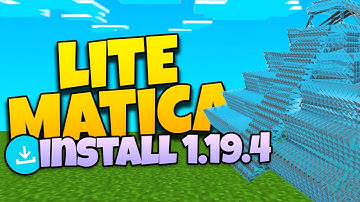 How To Download & Install Schematica / Litematica 1.19.4 for Minecraft