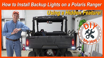 How to Install Backup Lights on a Polaris Ranger Using a Hidden Feature (#188)