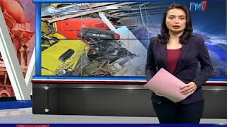 KEMALANGAN: LORI REMPUH RUMAH - 5 SEKELUARGA TERSELAMAT [19 OKT 2017]