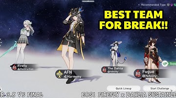 DAHLIA BEST SUPPORT FOR FIREFLY? E0S1 FIREFLY 0 CYCLE NEW MOC SHOWCASE | HONKAI STAR RAIL