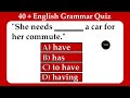 40  english grammar quiz  all 12 tenses mixed test  test your english  no1 quality english