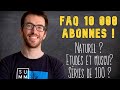 MUSCULATION : DANGER pour le COEUR ? GÉRER SES ETUDES ? NATUREL ? [FAQ 10K]