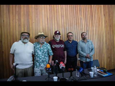 Jesús "Chucho" Ochoa y Sergio Galindo actores de "Fruncidos" en rueda de prensa el 25 de agosto 2026