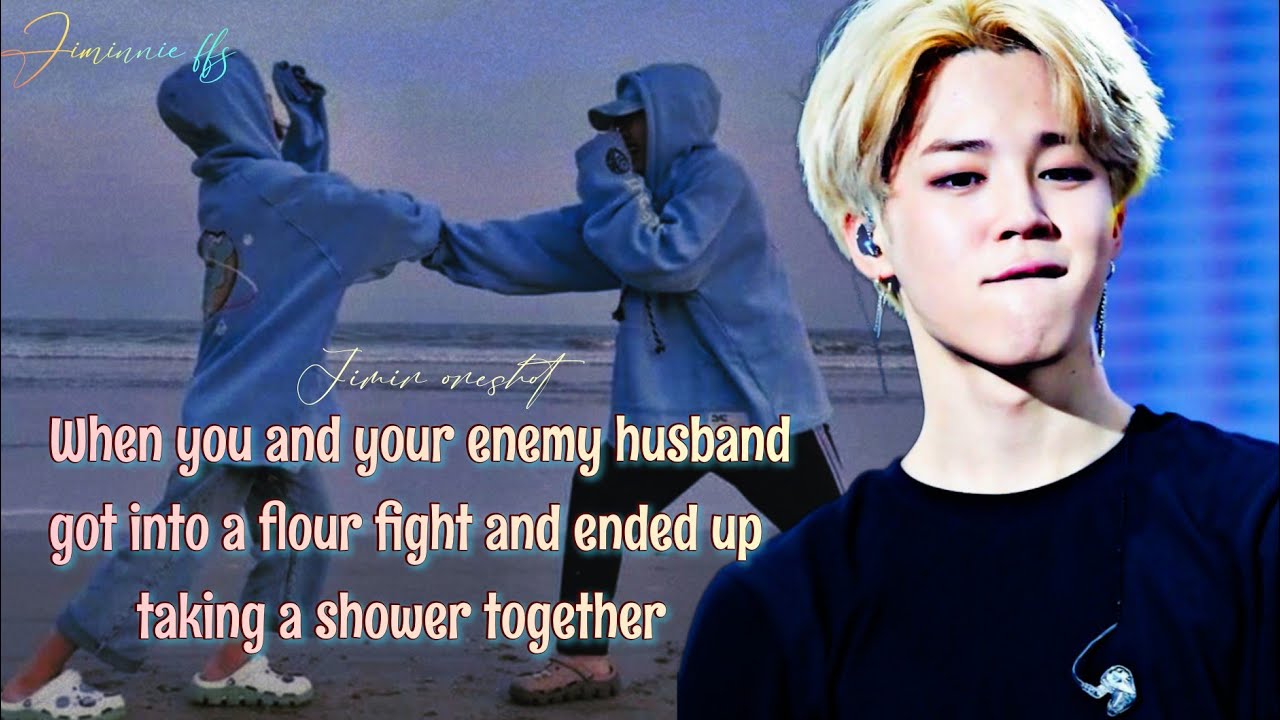 When you and your enemy husband got into a flour fight || jimin ff