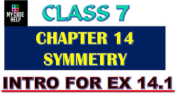 CLASS 7 MATHS CHAPTER 14 SYMMETRY INTRODUCTION FOR EX 14.1 | CLASS 7 MATHS CHAPTER 14 INTRODUCTION 1