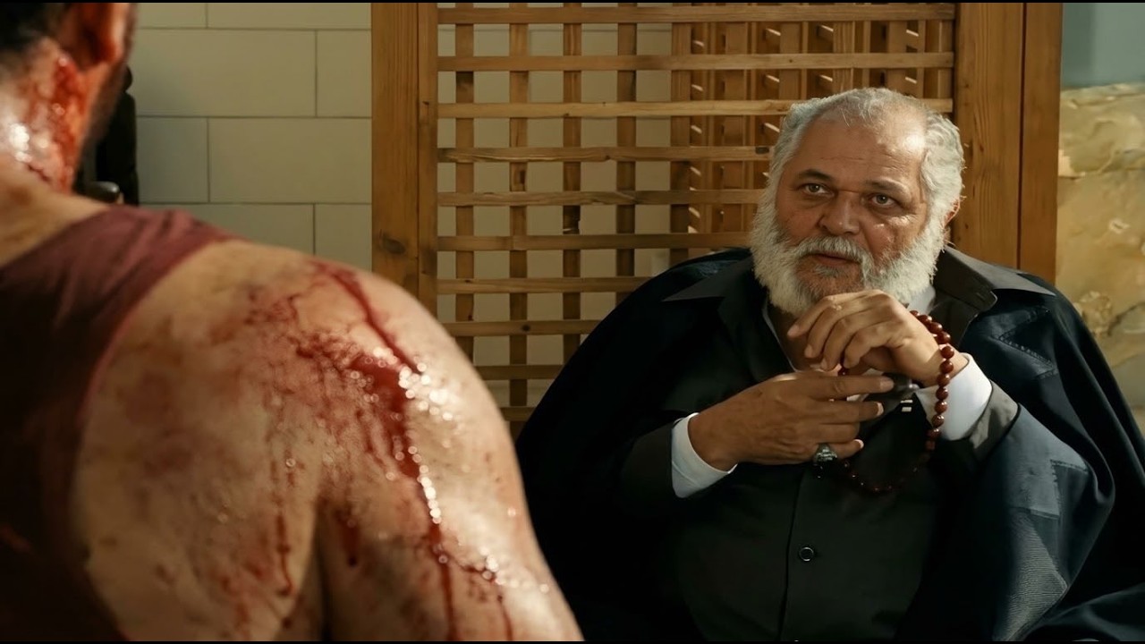 الجراءه حلوه مفيش كلام 💪😱اقوي مشهد لعبد الملك زرزور #فيلم_ابراهيم_الابيض