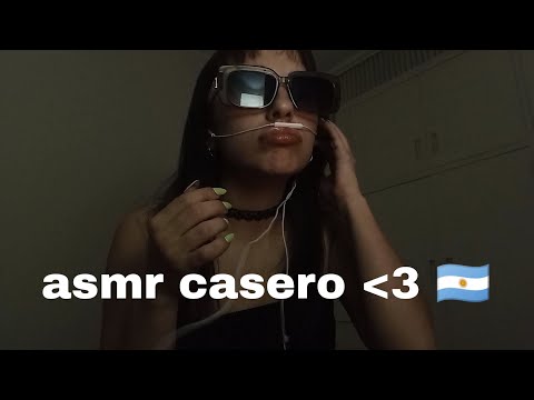 el mejor asmr casero 🌺 (ponele) (mouth sounds, tapping, scratching, etc:)