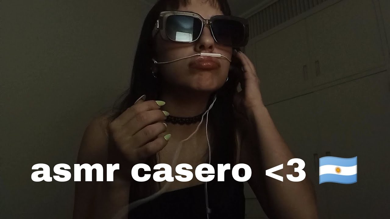 el mejor asmr casero 🌺 (ponele) (mouth sounds, tapping, scratching, etc:)
