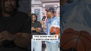 This Signed Melo Ball Had Fans STRESSED 😂 @7PMinBrooklyn