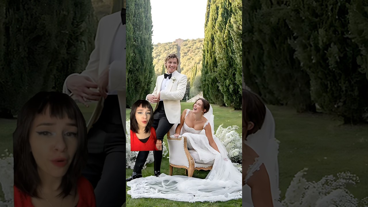 can we just talk about  Millie Bobby Brown wedding looks 😳🥰