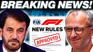 NEW F1 Rules REVEALED that will CHANGE EVERYTHING!