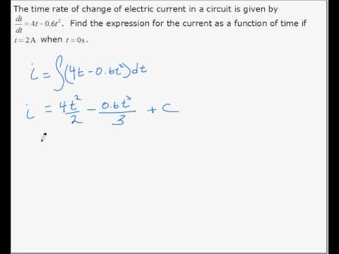 Initial Value Word Problem
