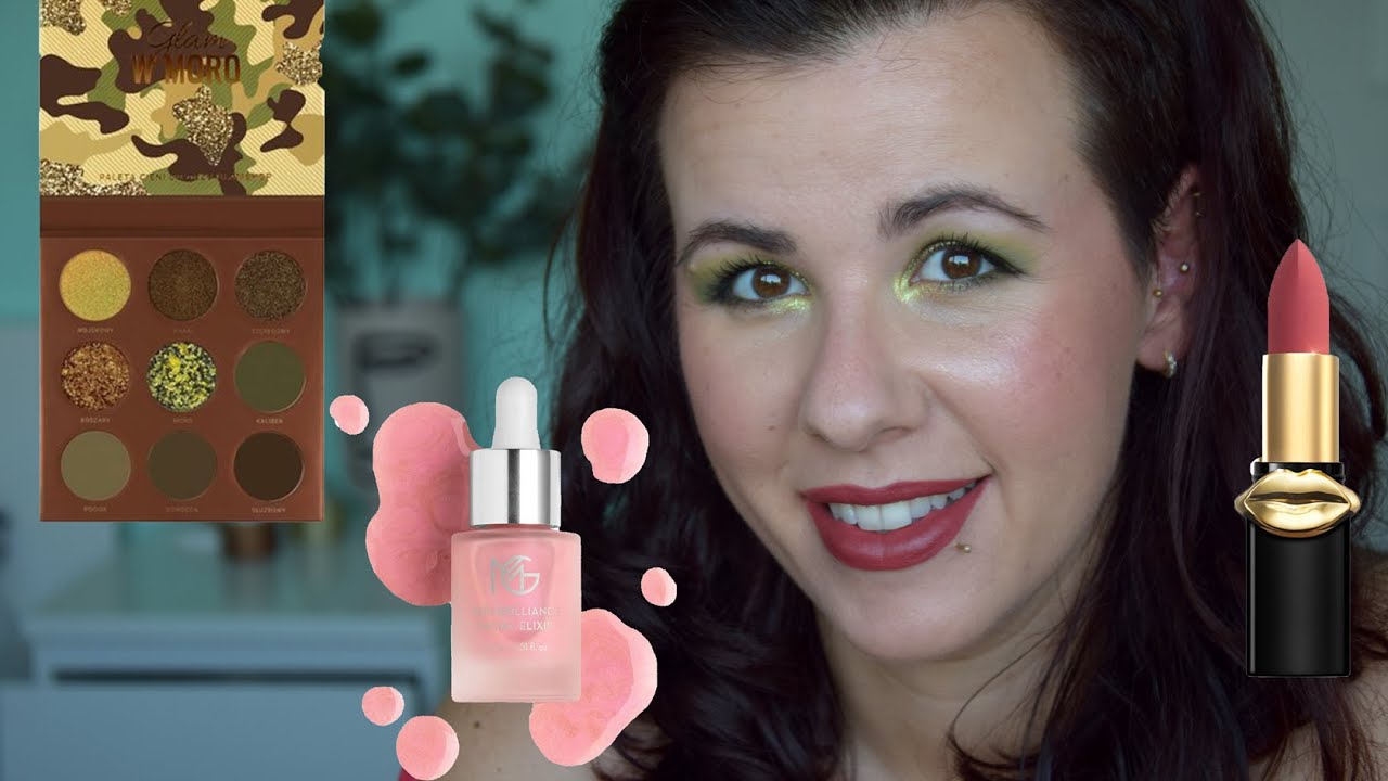 Testing new makeup - Glamshop Camo, Makeup Geek facial elixir