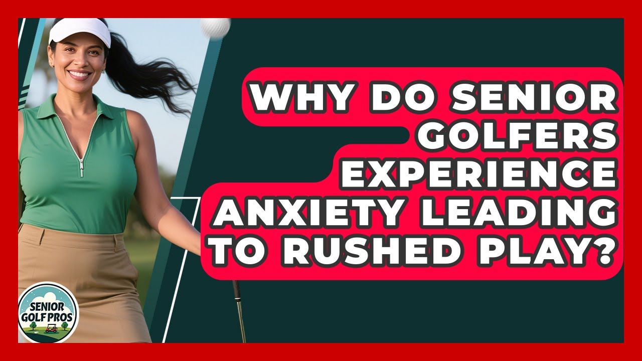 Why Do Senior Golfers Experience Anxiety Leading To Rushed Play? - Senior Golf Pros