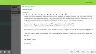 Using Infinite Campus Message Center