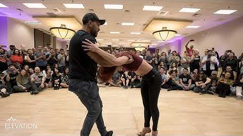 Kadu & Larissa | Blinding Lights by Loi - Elevation Zouk Festival 2022 | Brazilian Zouk demo