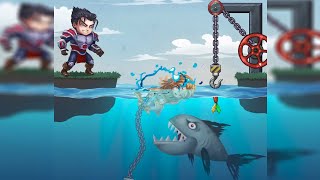 Hero wars ads | rescue hero pipe how to loot  pin pull game screenshot 4