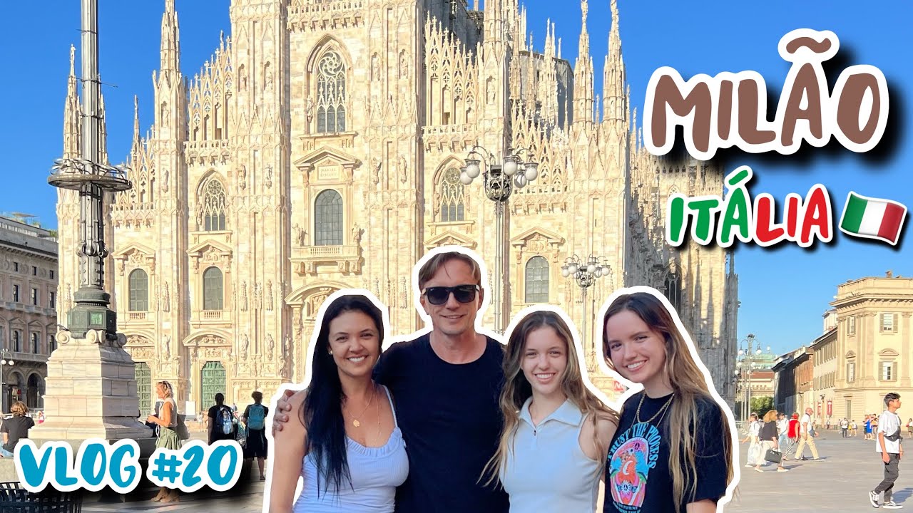 VLOG ITÁLIA🇮🇹 #20 // 3 DIAS EM MILÃO + Viagem de Trem Bala