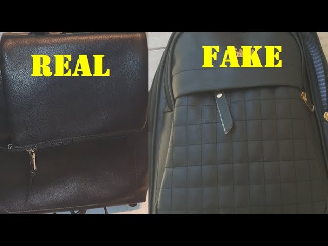 Real vs Fake Zara backpack. How to spot counterfeit Zara bags 