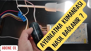 Aydınlatma Kumandası Nasıl Bağlanır ? - Avize Kumandası Nasıl Kullanılır  Cata CT-9154 CT-9151