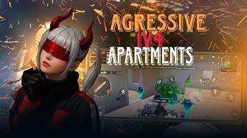 BGMI 1v4 Apartment Massacre! Fastest 2-Finger Player, 10 Solo Kills, Chicken Dinner "  🔥🔥