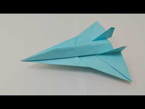 How To Make SR-72 Darkstar Easy - Origami SR-72 Darkstar Paper