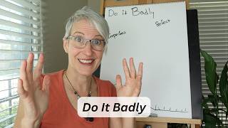 How Doing It Badly Helped Me Overcome Perfectionism & Grow My YouTube Channel