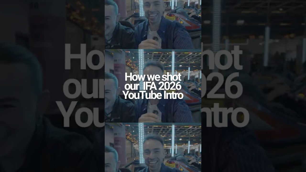 How we shot our “Best of IFA 2026” intro