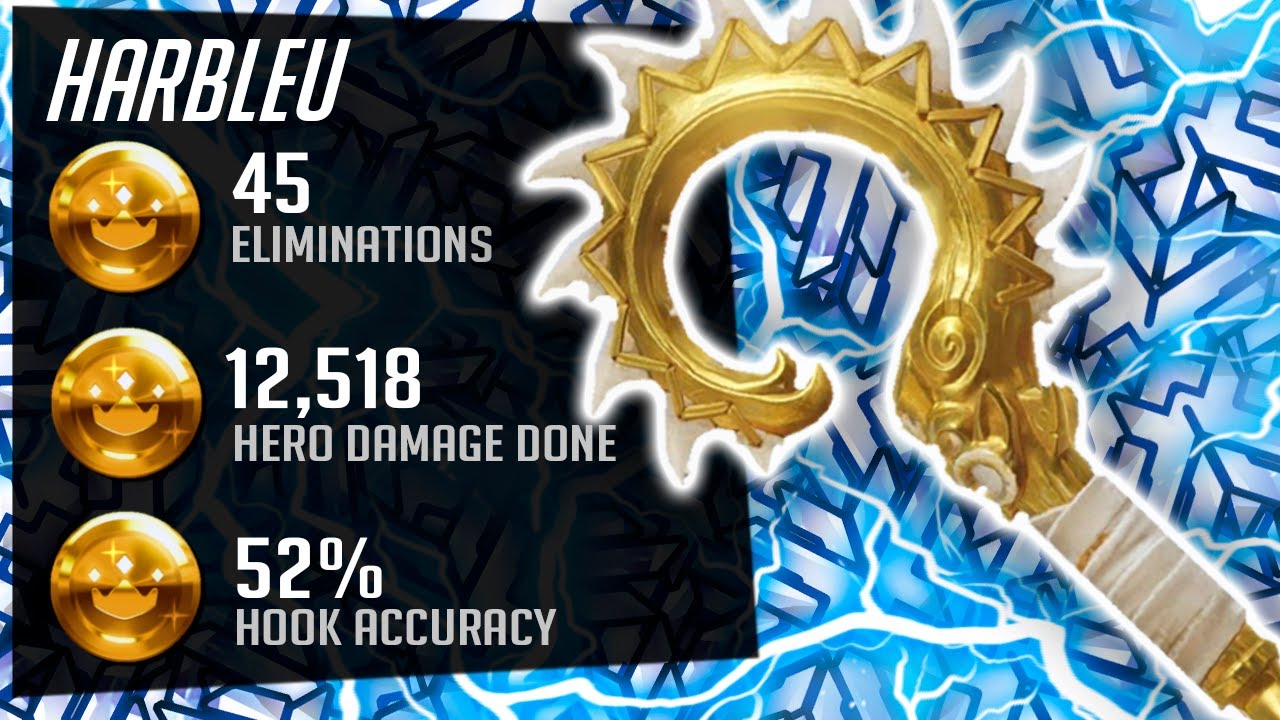 Harbleu #1 Roadhog and Hammond - 45 elims! [ Overwatch Season 32 Top 500 ]