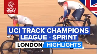 Shocks in Sprint Category! | UCI Track Champions League 2023 Highlights - Round 4, London - Sprint