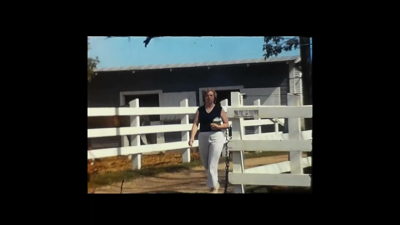 8mm Movie: Triangle W Boarding Stables (Barrington IL), Farm, Mowing, Blacksmith, Horses