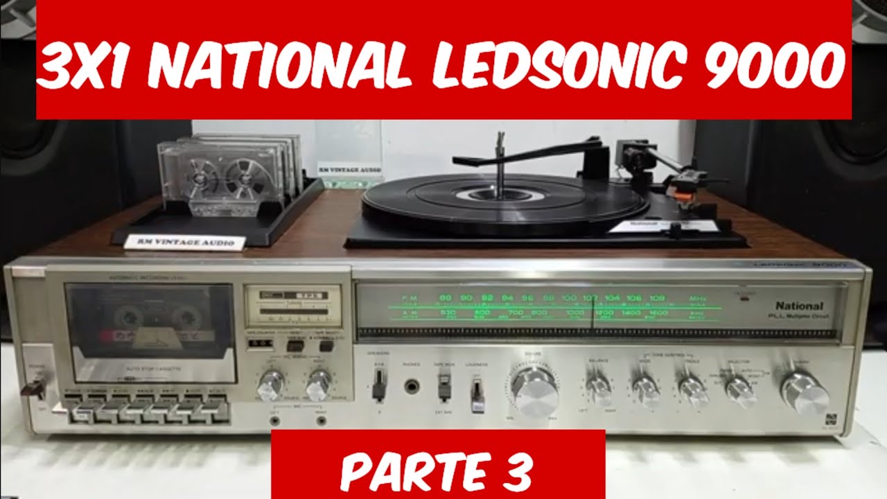 PART #3 NATIONAL SS-9000 LEDSONIC 9000 3-in-1 SOUND SYSTEM - YouTube
