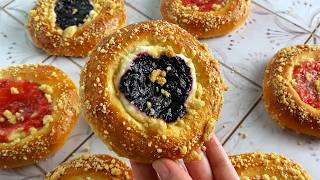 Ne Kadar Yumuşak Ve Kremamsı Haftada Bu Tatlı Çörekleri Yapıyorum Vatrushka Tarifi