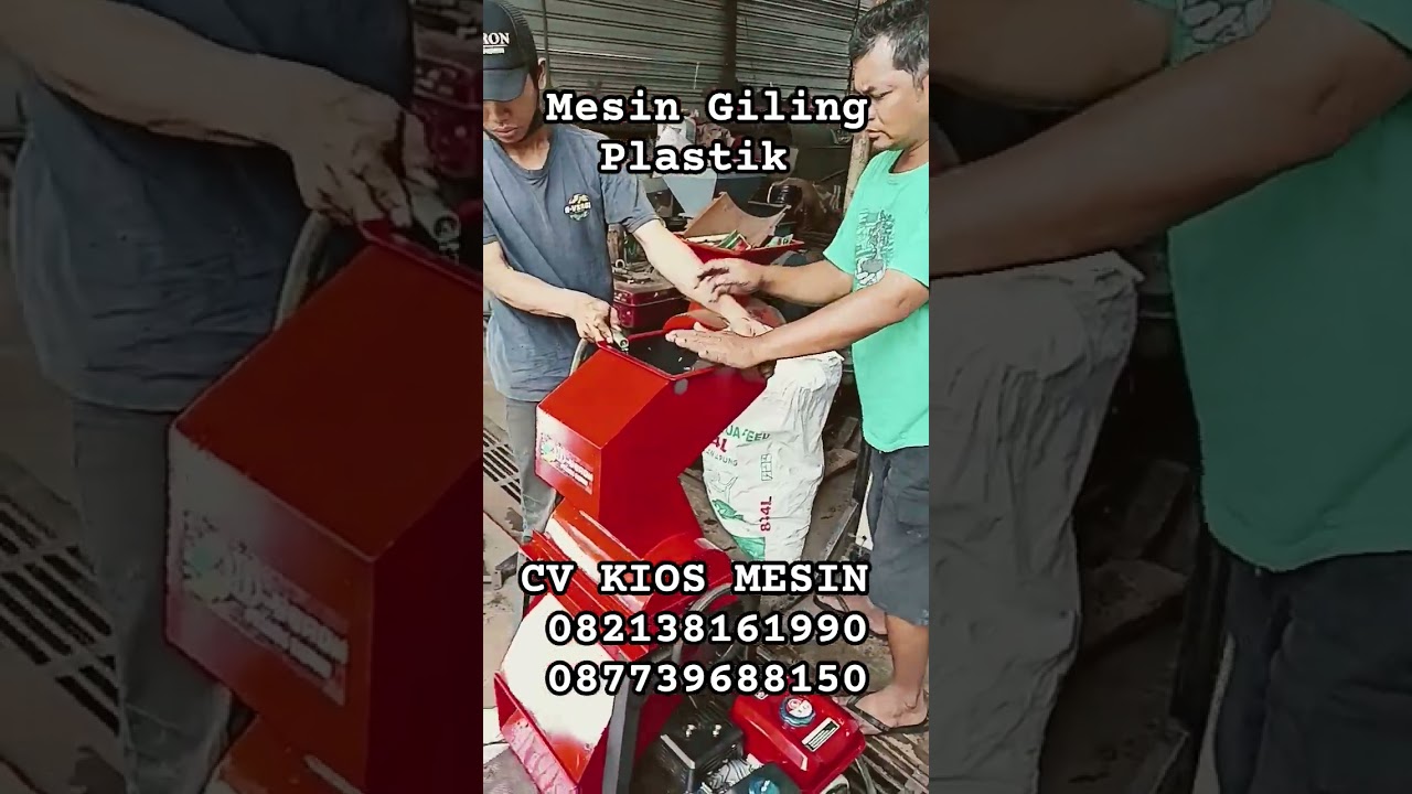 Mesin Giling Plastik Mini 