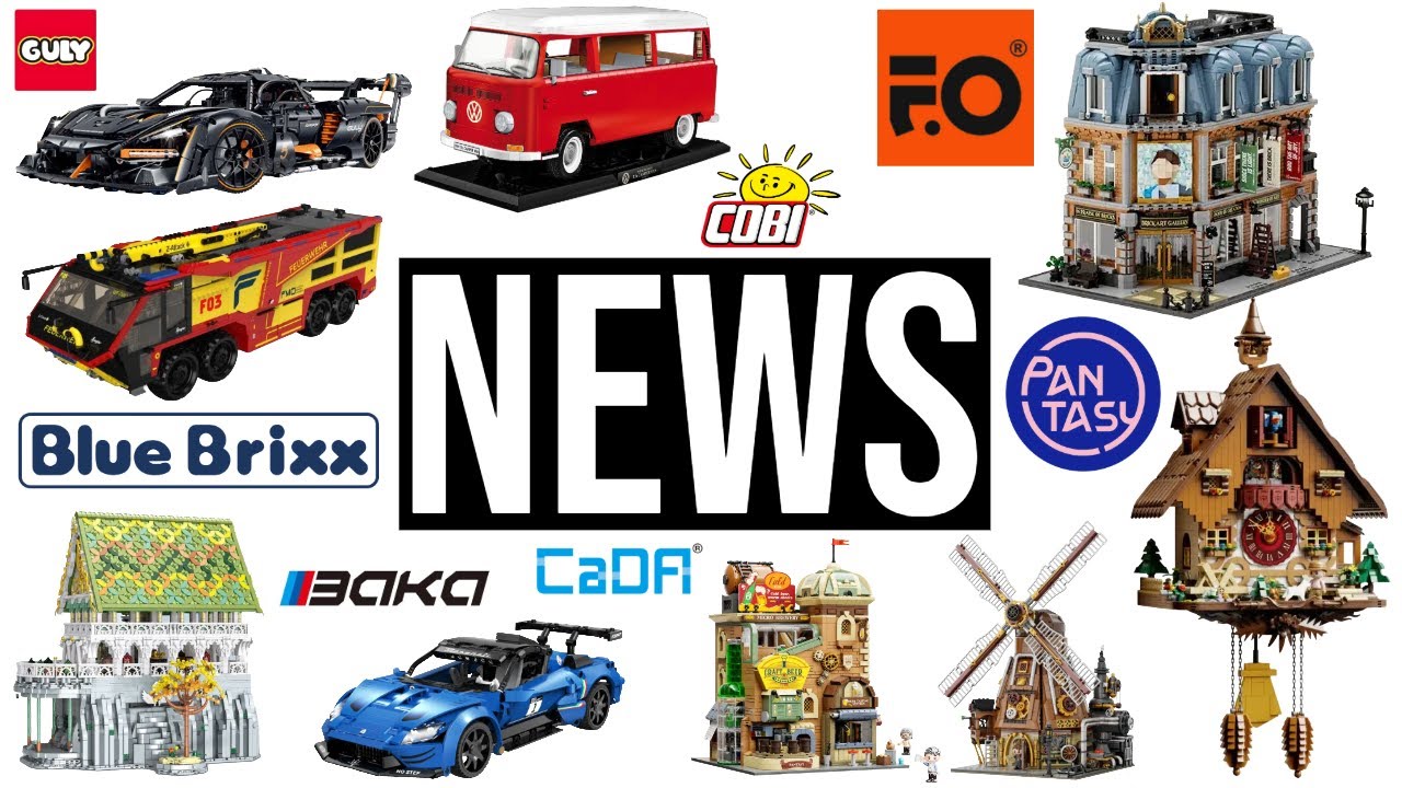 Brick News 100: BlueBrixx, Cobi, CaDA, Lumibricks, MOCs and more