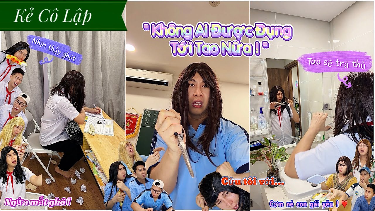 Phim Ngắn #05 : Kẻ Cô Lập - Tập Full - Video Phim Học Sinh - Quỳnh Đi Học Bị Cô Lập