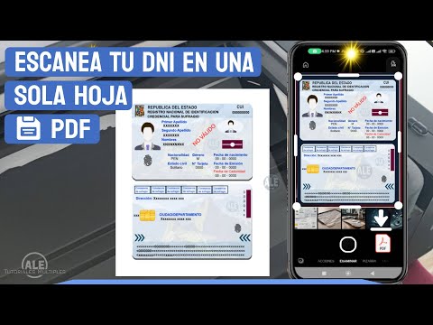 How to Scan your ID on a Single Sheet Using Your Cell Phone