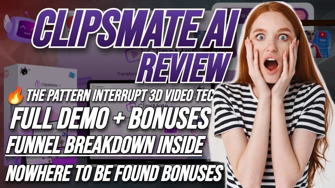 ClipsMate AI Review: 3D Videos! 🔴 CLIPSMATE AI Review + DEMO + OTO + BONUS 🔴 ClipsMate AI Review