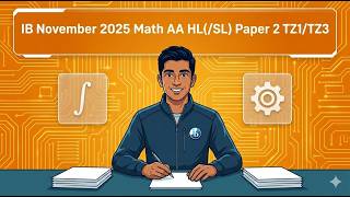 Q8-9 P2 TZ3 IB Math AA HL (helps SL too) November 2025 (Topic 1 & Topic 2) Paper 2