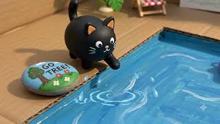 The Ultimate Cardboard Toy Pool Party! 💦 | Stop-Motion Animation