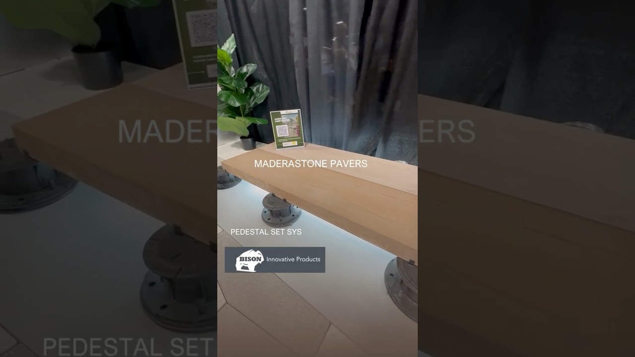 Maderastone® Paver on Pedestal Set System | Stepstone, LLC