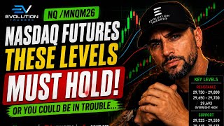 NASDAQ FUTURES THESE LEVELS MUST HOLD! OR YOU COULD BE IN TROUBLE! | NVDA EARNINGS