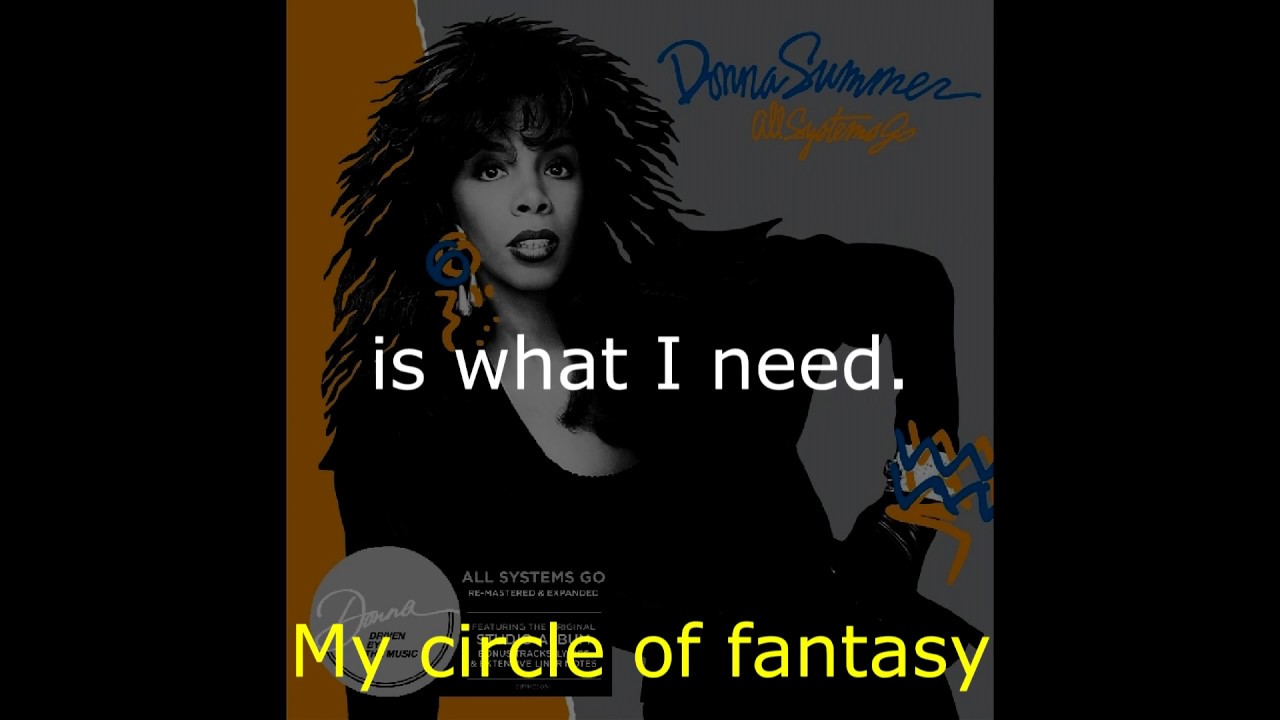 Donna Summer - Dinner with Gershwin (7" Single) LYRICS SHM "All Systems Go" 1987